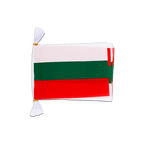 Fahnenkette Bulgarien - 15 x 22 cm, 3 m