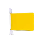 Gelbe Fahnenkette 15 x 22 cm, 3 m