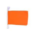 Orange Mini Guirlande fanion 15 x 22 cm, 3 m
