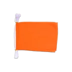 Mini Guirlande fanion Orange 15 x 22 cm, 3 m