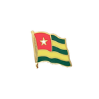 Togo Pin's drapeau 2 x 2 cm