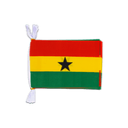 Ghana Mini Guirlande fanion 15 x 22 cm, 3 m
