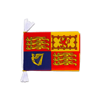 Royal Standard du Royaume-Uni Mini Guirlande fanion 15 x 22 cm, 3 m
