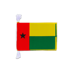 Guinée-Bissau Mini Guirlande fanion 15 x 22 cm, 3 m