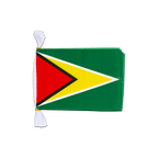 Guyana Mini Guirlande fanion 15 x 22 cm, 3 m