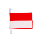 Indonésie Mini Guirlande fanion 15 x 22 cm, 3 m