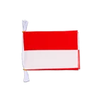 Mini Guirlande fanion Indonésie 15 x 22 cm, 3 m