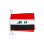 Irak Fahnenkette 15 x 22 cm, 3 m