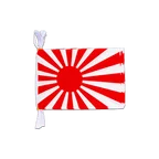 Japan Kriegsflagge Fahnenkette 15 x 22 cm, 3 m