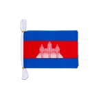 Kambodscha Fahnenkette 15 x 22 cm, 3 m