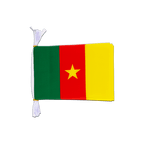Cameroun Mini Guirlande fanion 15 x 22 cm, 3 m