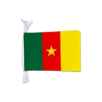 Kamerun Fahnenkette 15 x 22 cm, 3 m
