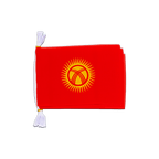 Kirghizistan Mini Guirlande fanion 15 x 22 cm, 3 m