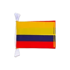 Colombia Flag Bunting 6x9", 3 m