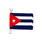 Kuba Fahnenkette 15 x 22 cm, 3 m