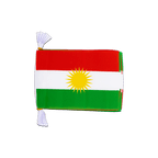 Kurdistan Mini Guirlande fanion 15 x 22 cm, 3 m