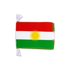 Kurdistan Flag Bunting 6x9", 3 m