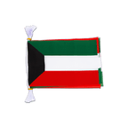 Koweït Mini Guirlande fanion 15 x 22 cm, 3 m
