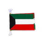 Mini Guirlande fanion Koweït 15 x 22 cm, 3 m