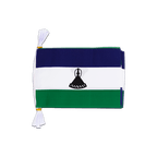 Lesotho Mini Guirlande fanion 15 x 22 cm, 3 m