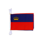 Fahnenkette Liechtenstein - 15 x 22 cm, 3 m