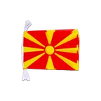 Macedonia Flag Bunting 6x9", 3 m