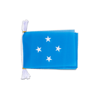 Micronésie Mini Guirlande fanion 15 x 22 cm, 3 m