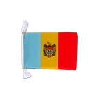 Moldova Flag Bunting 6x9", 3 m