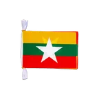 Mini Guirlande fanion Birmanie 15 x 22 cm, 3 m