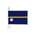 Nauru Flag Bunting 6x9", 3 m