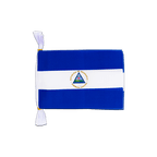 Nicaragua Mini Guirlande fanion 15 x 22 cm, 3 m