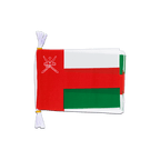 Oman Mini Guirlande fanion 15 x 22 cm, 3 m