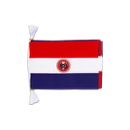 Mini Guirlande fanion Paraguay 15 x 22 cm, 3 m
