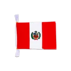 Mini Guirlande fanion Pérou 15 x 22 cm, 3 m