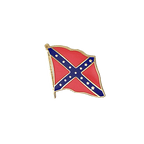 Confédéré USA Sudiste Pin's drapeau 2 x 2 cm