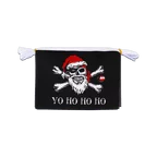 Pirate Christmas Flag Bunting 6x9", 3 m