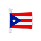 Puerto Rico Mini Guirlande fanion 15 x 22 cm, 3 m