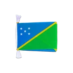 Mini Guirlande fanion Îles Salomon 15 x 22 cm, 3 m