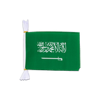 Fahnenkette Saudi Arabien - 15 x 22 cm, 3 m
