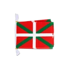 Basque country Flag Bunting 6x9", 3 m