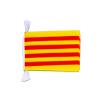 Spanien Katalonien Fahnenkette 15 x 22 cm, 3 m