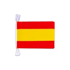 Spanien ohne Wappen Fahnenkette 15 x 22 cm, 3 m