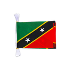St. Kitts und Nevis Fahnenkette 15 x 22 cm, 3 m