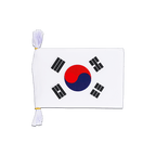 South Korea Flag Bunting 6x9", 3 m