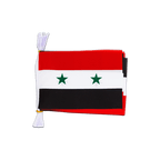 Syrien Fahnenkette 15 x 22 cm, 3 m