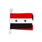 Syrien Fahnenkette 15 x 22 cm, 3 m