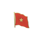 Vietnam Flaggen Pin 2 x 2 cm