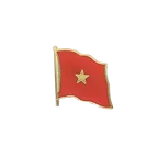 Vietnam Flaggen Pin 2 x 2 cm
