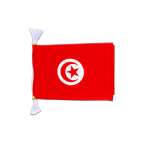 Tunisie Mini Guirlande fanion 15 x 22 cm, 3 m