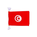 Mini Guirlande fanion Tunisie 15 x 22 cm, 3 m